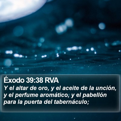 Éxodo 39:38 RVA Bible Verse Image