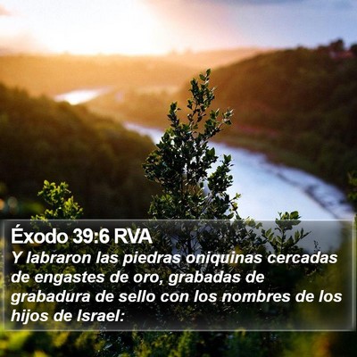 Éxodo 39:6 RVA Bible Verse Image