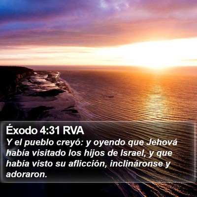 Éxodo 4:31 RVA Bible Verse Image