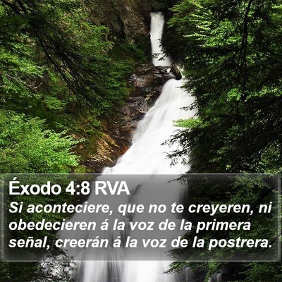 Éxodo 4:8 RVA Bible Verse Image
