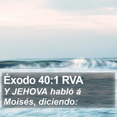 Éxodo 40:1 RVA Bible Verse Image