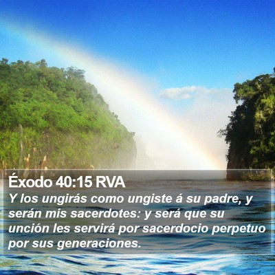 Éxodo 40:15 RVA Bible Verse Image