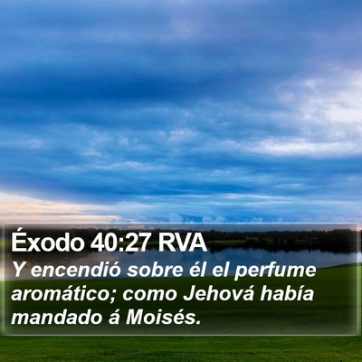 Éxodo 40:27 RVA Bible Verse Image