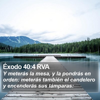 Éxodo 40:4 RVA Bible Verse Image