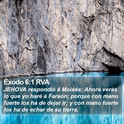 Éxodo 6:1 RVA Bible Verse Image