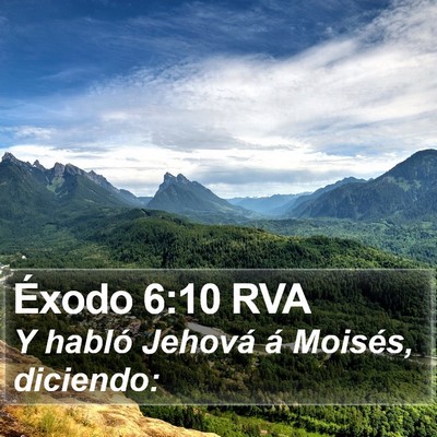 Éxodo 6:10 RVA Bible Verse Image