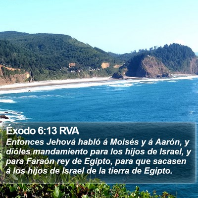 Éxodo 6:13 RVA Bible Verse Image