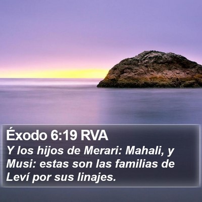 Éxodo 6:19 RVA Bible Verse Image