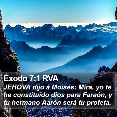 Éxodo 7:1 RVA Bible Verse Image