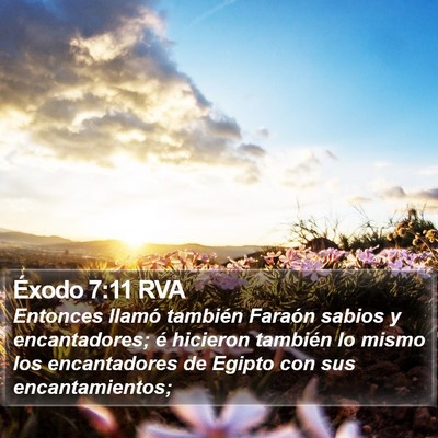 Éxodo 7:11 RVA Bible Verse Image