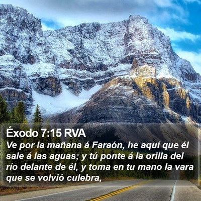 Éxodo 7:15 RVA Bible Verse Image