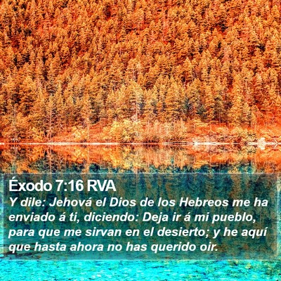 Éxodo 7:16 RVA Bible Verse Image