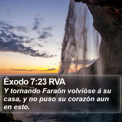 Éxodo 7:23 RVA Bible Verse Image