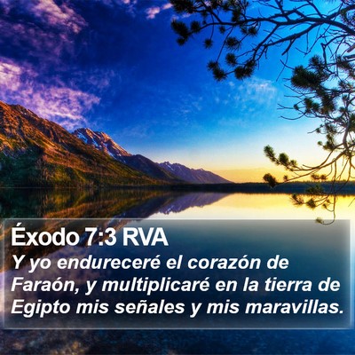 Éxodo 7:3 RVA Bible Verse Image