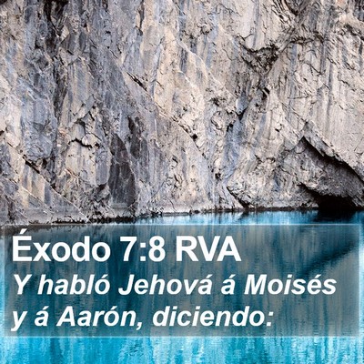 Éxodo 7:8 RVA Bible Verse Image