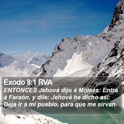 Éxodo 8:1 RVA Bible Verse Image