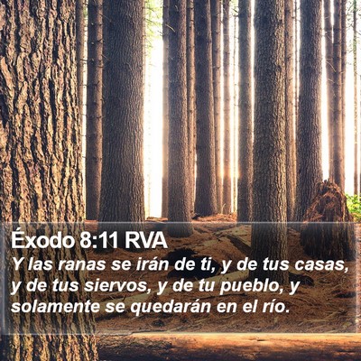 Éxodo 8:11 RVA Bible Verse Image