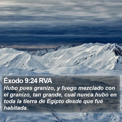 Éxodo 9:24 RVA Bible Verse Image