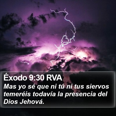 Éxodo 9:30 RVA Bible Verse Image