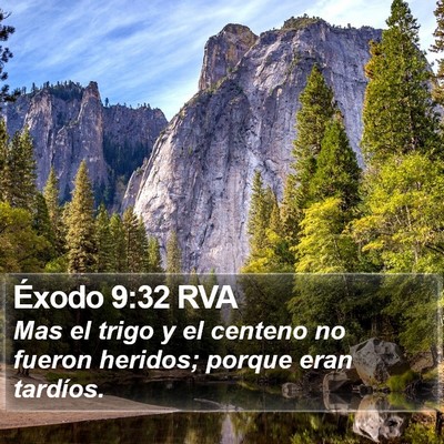 Éxodo 9:32 RVA Bible Verse Image