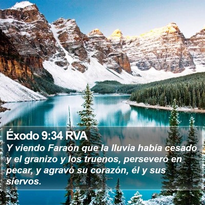 Éxodo 9:34 RVA Bible Verse Image