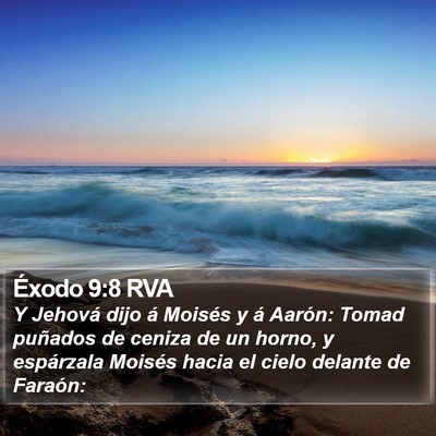 Éxodo 9:8 RVA Bible Verse Image