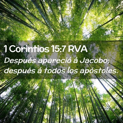 Picture 02 - 1 Corintios 15:7 RVA - Después apareció á Jacobo; después á todos - Bible Verse Picture