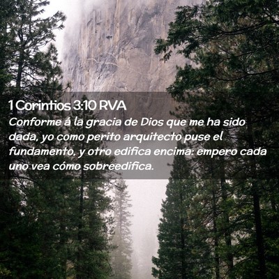 Picture 02 - 1 Corintios 3:10 RVA - Conforme á la gracia de Dios que me ha sido - Bible Verse Picture