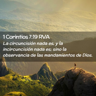 Picture 02 - 1 Corintios 7:19 RVA - La circuncisión nada es, y la incircuncisión - Bible Verse Picture