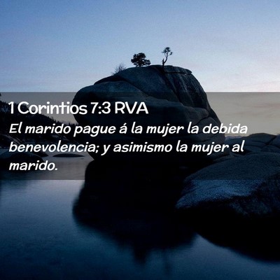 Picture 02 - 1 Corintios 7:3 RVA - El marido pague á la mujer la debida - Bible Verse Picture