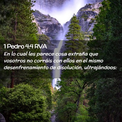 Picture 02 - 1 Pedro 4:4 RVA - En lo cual les parece cosa extraña que vosotros - Bible Verse Picture