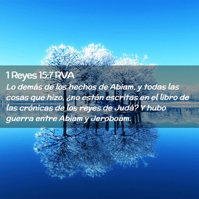 Picture 02 - 1 Reyes 15:7 RVA - Lo demás de los hechos de Abiam, y todas las - Bible Verse Picture