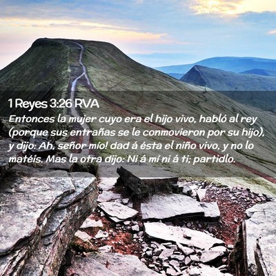 Picture 02 - 1 Reyes 3:26 RVA - Entonces la mujer cuyo era el hijo vivo, habló - Bible Verse Picture