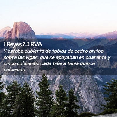 Picture 02 - 1 Reyes 7:3 RVA - Y estaba cubierta de tablas de cedro arriba sobre - Bible Verse Picture