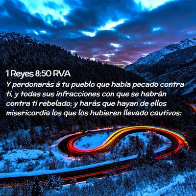 Picture 02 - 1 Reyes 8:50 RVA - Y perdonarás á tu pueblo que había pecado - Bible Verse Picture