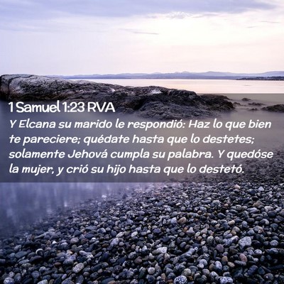 Picture 02 - 1 Samuel 1:23 RVA - Y Elcana su marido le respondió: Haz lo que bien - Bible Verse Picture