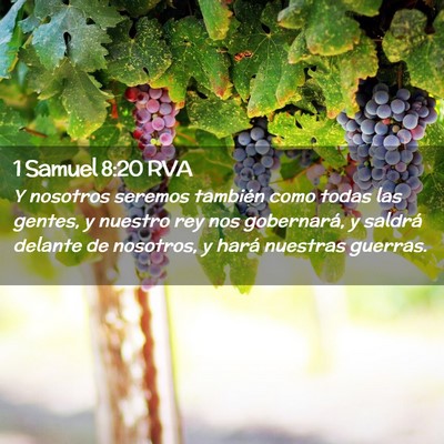 Picture 02 - 1 Samuel 8:20 RVA - Y nosotros seremos también como todas las - Bible Verse Picture