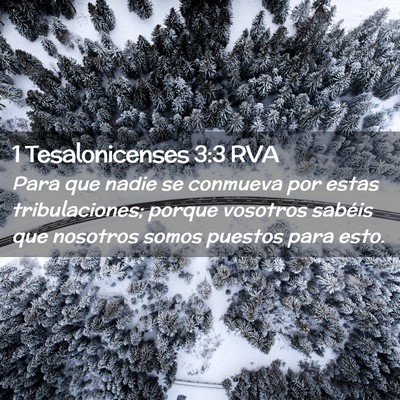 Picture 02 - 1 Tesalonicenses 3:3 RVA - Para que nadie se conmueva por estas - Bible Verse Picture