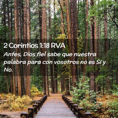 Picture 02 - 2 Corintios 1:18 RVA - Antes, Dios fiel sabe que nuestra palabra para - Bible Verse Picture