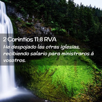 Picture 02 - 2 Corintios 11:8 RVA - He despojado las otras iglesias, recibiendo - Bible Verse Picture