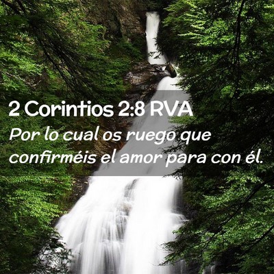 Picture 02 - 2 Corintios 2:8 RVA - Por lo cual os ruego que confirméis el amor para - Bible Verse Picture