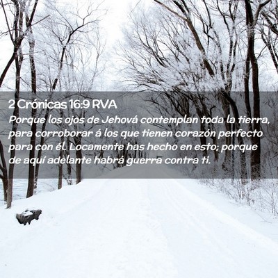 Picture 02 - 2 Crónicas 16:9 RVA - Porque los ojos de Jehová contemplan toda la - Bible Verse Picture