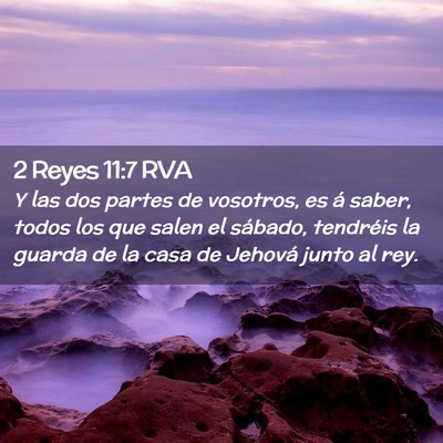 Picture 02 - 2 Reyes 11:7 RVA - Y las dos partes de vosotros, es á saber, todos - Bible Verse Picture
