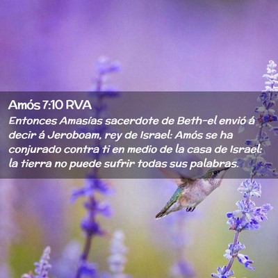 Picture 02 - Amós 7:10 RVA - Entonces Amasías sacerdote de Beth-el envió á - Bible Verse Picture