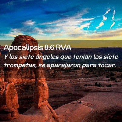 Picture 02 - Apocalipsis 8:6 RVA - Y los siete ángeles que tenían las siete - Bible Verse Picture