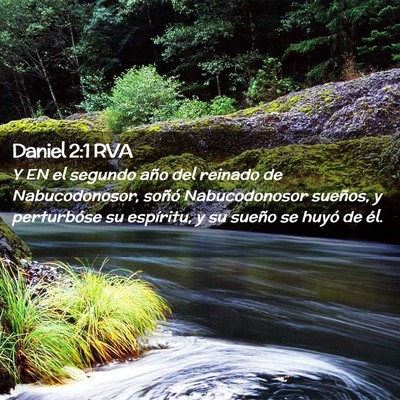 Picture 02 - Daniel 2:1 RVA - Y EN el segundo año del reinado de - Bible Verse Picture