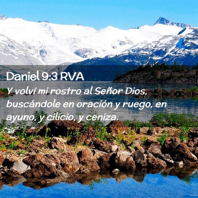 Picture 02 - Daniel 9:3 RVA - Y volví mi rostro al Señor Dios, buscándole en - Bible Verse Picture