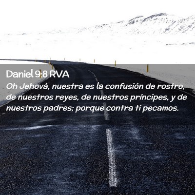 Picture 02 - Daniel 9:8 RVA - Oh Jehová, nuestra es la confusión de rostro, - Bible Verse Picture