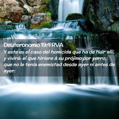 Picture 02 - Deuteronomio 19:4 RVA - Y este es el caso del homicida que ha de huir - Bible Verse Picture