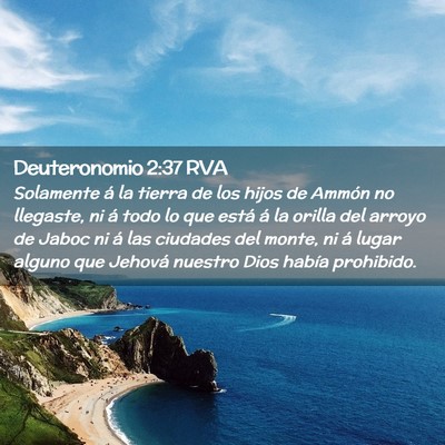 Picture 02 - Deuteronomio 2:37 RVA - Solamente á la tierra de los hijos de Ammón no - Bible Verse Picture